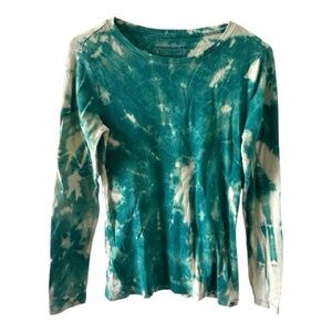 Eddie Bauer Brand/Size M/Bleach Dyed Long Sleeve Tee